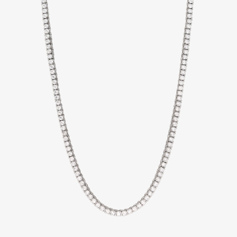 Moissanite Tennis Chain Set (3MM and 2MM) CRNCY
