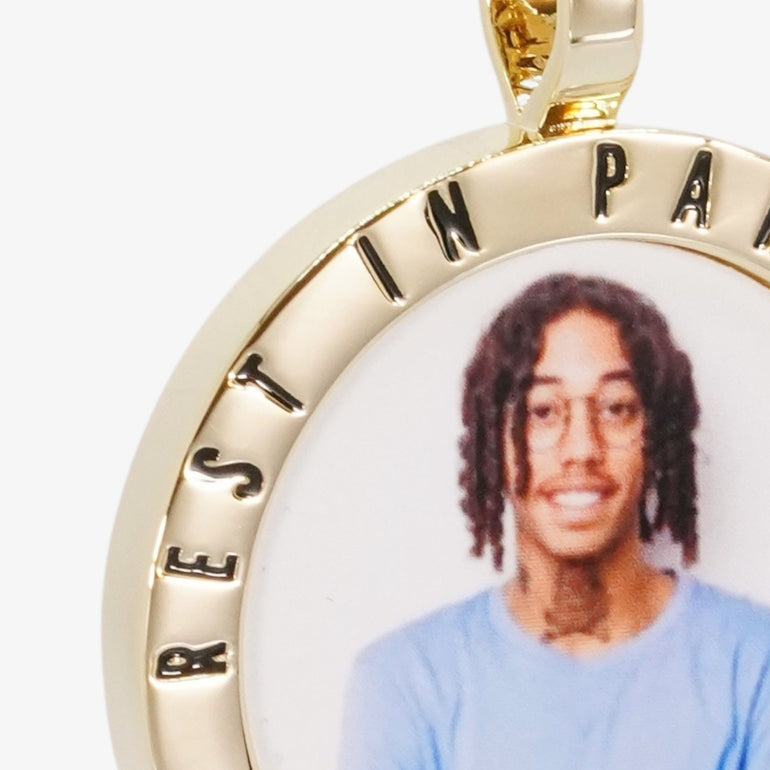 Rest In Paradise Photo Pendant CRNCY