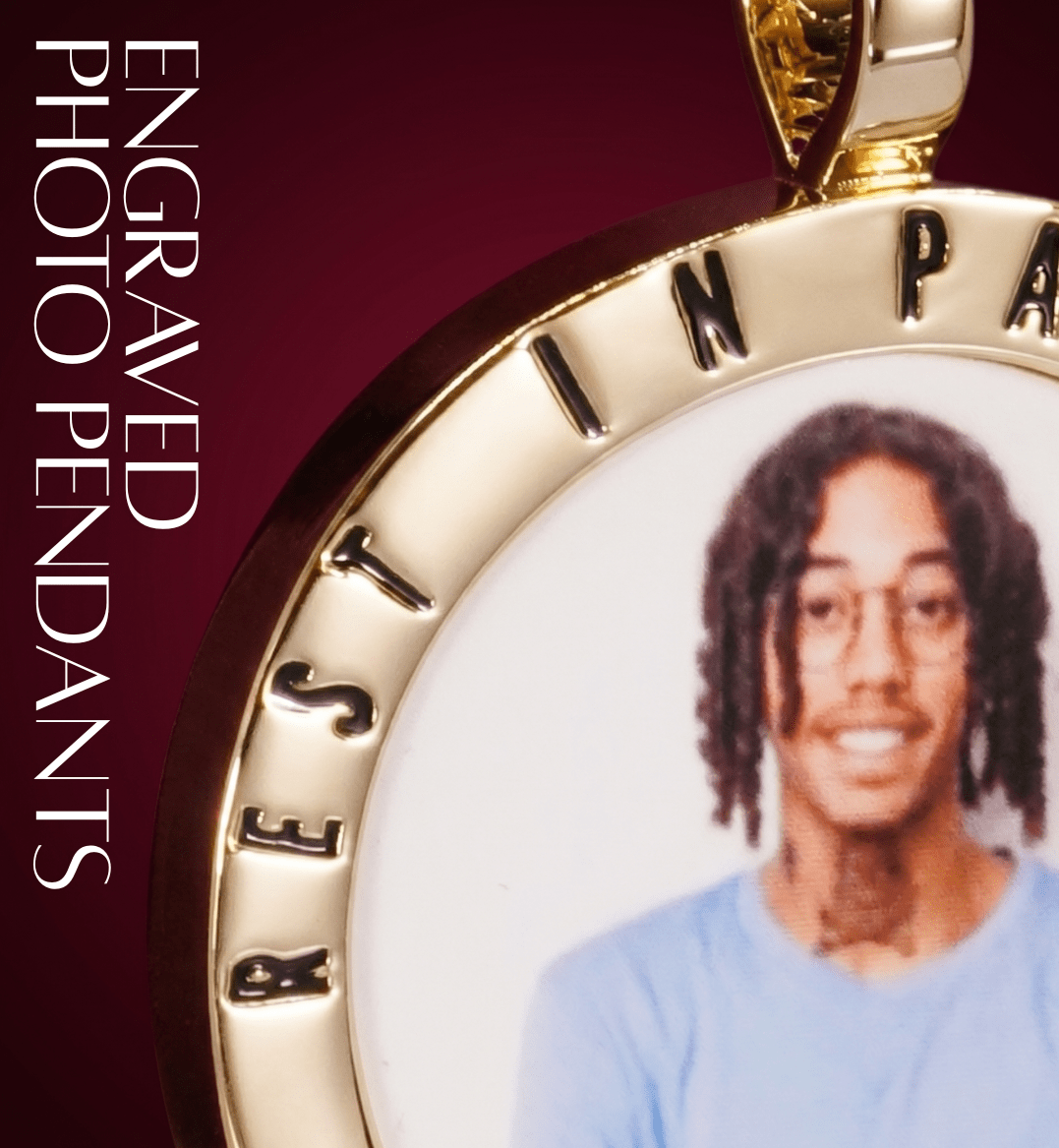 Engraved Photo Pendants - CRNCY