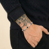 3mm Moissanite Clover Tennis Bracelet