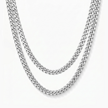 3mm Cuban Stack • Silver