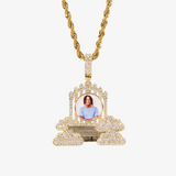 Heavens Gates Photo Pendant