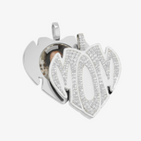 MOM Heart Photo Pendant