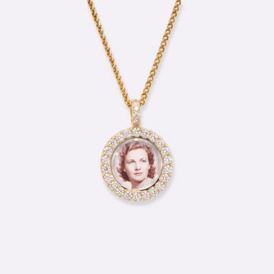 Mini Iced Photo Pendant
