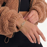 Custom Moissanite Initial Bracelet