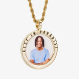 Custom Message Photo Pendant
