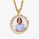 Custom Message Photo Pendant