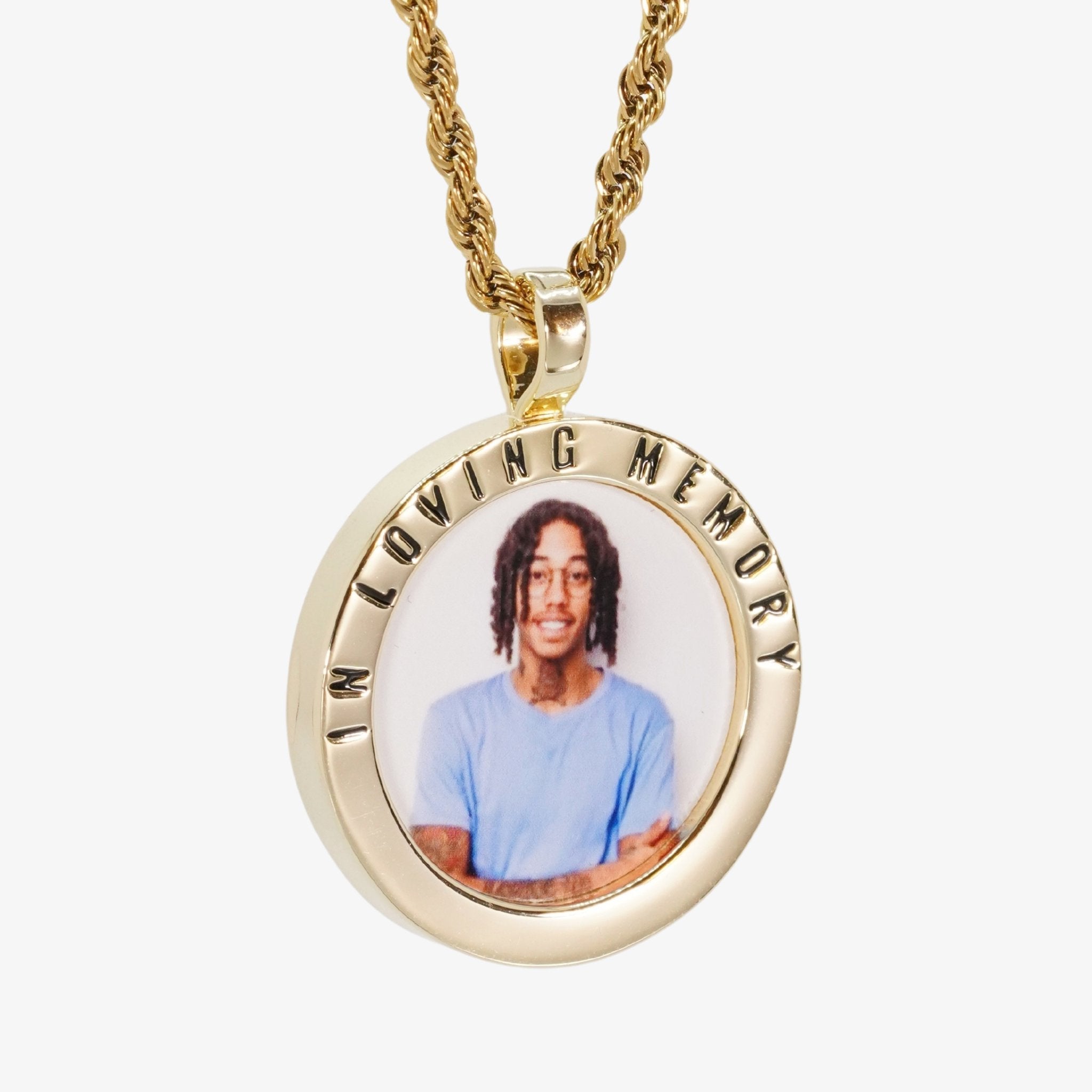Custom Message Photo Pendant CRNCY
