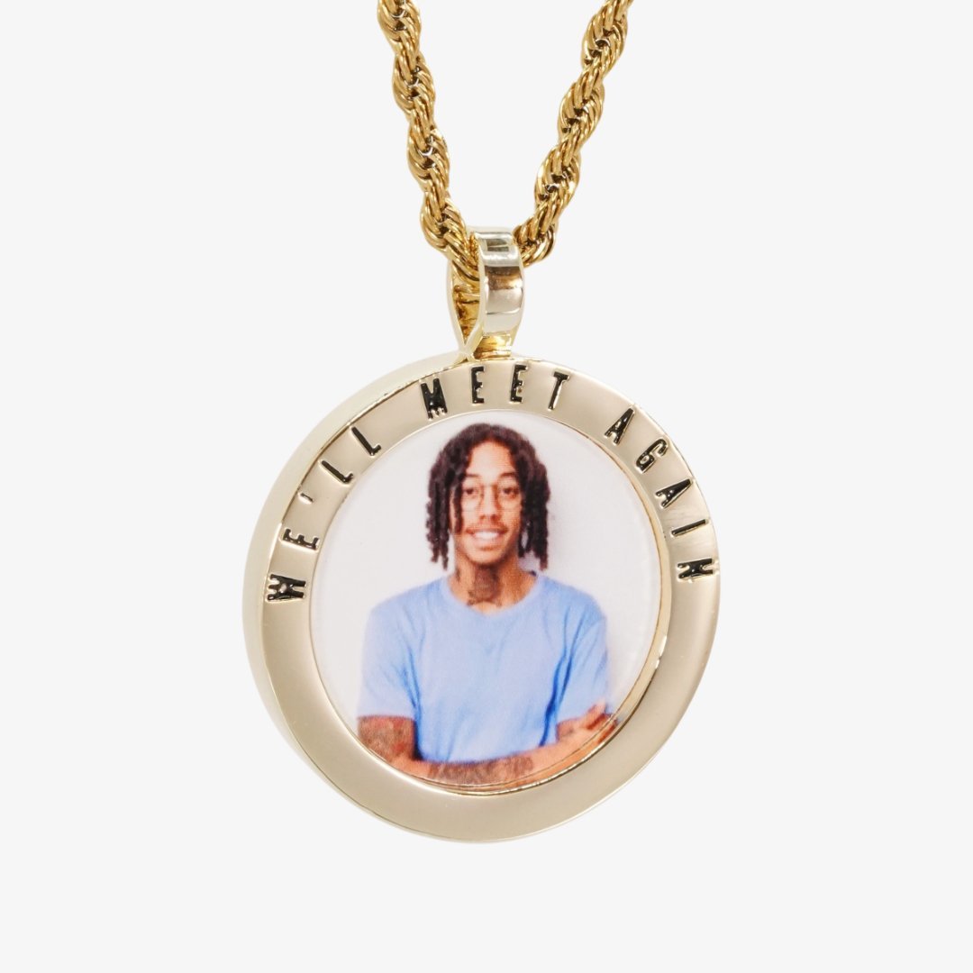 Custom Message Photo Pendant CRNCY