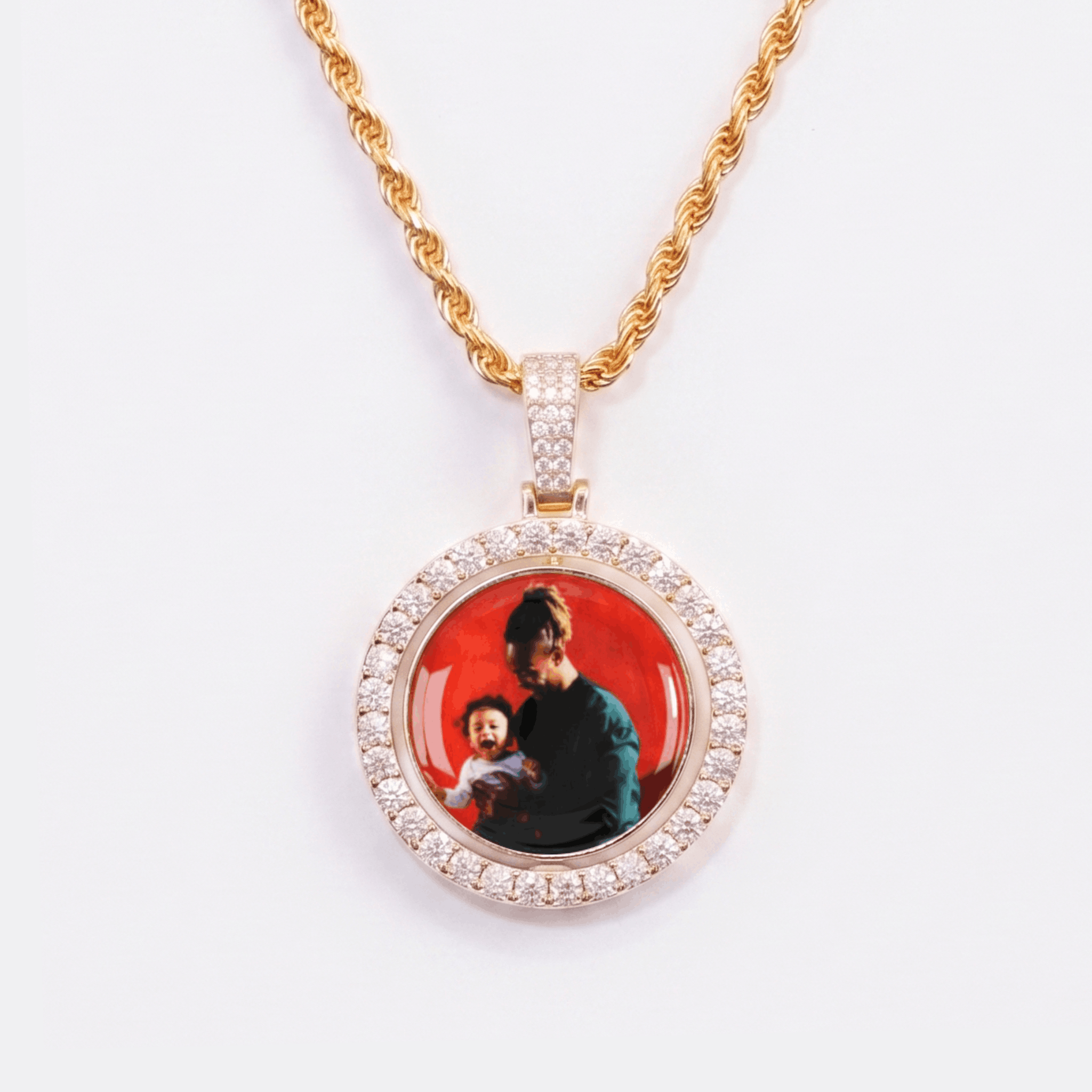 Double Sided Photo Pendant CRNCY