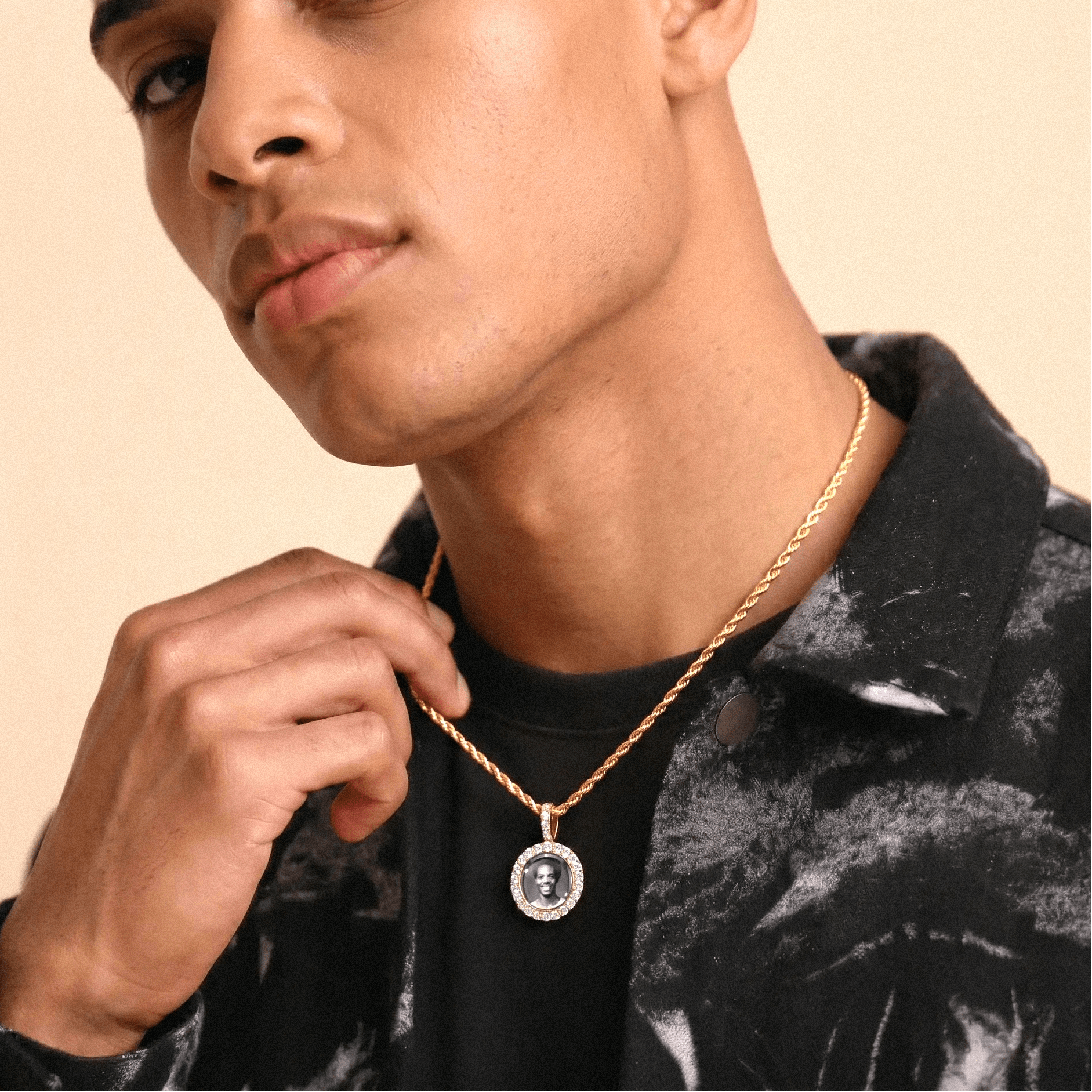 Mini Iced Photo Pendant CRNCY