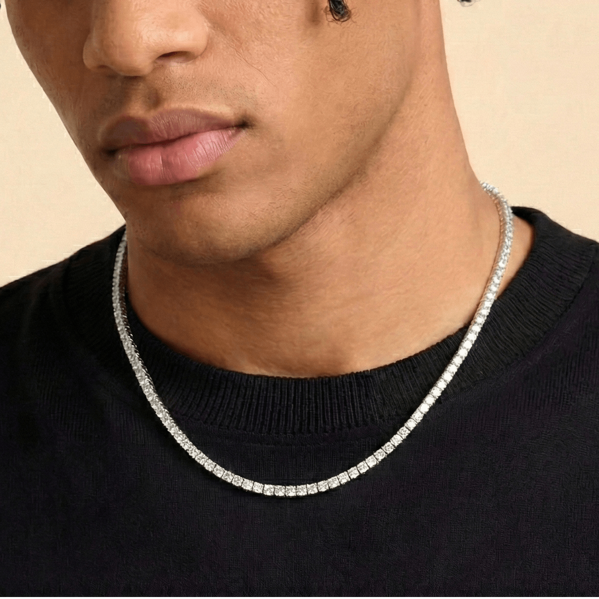 Moissanite Tennis Chain 2MM CRNCY