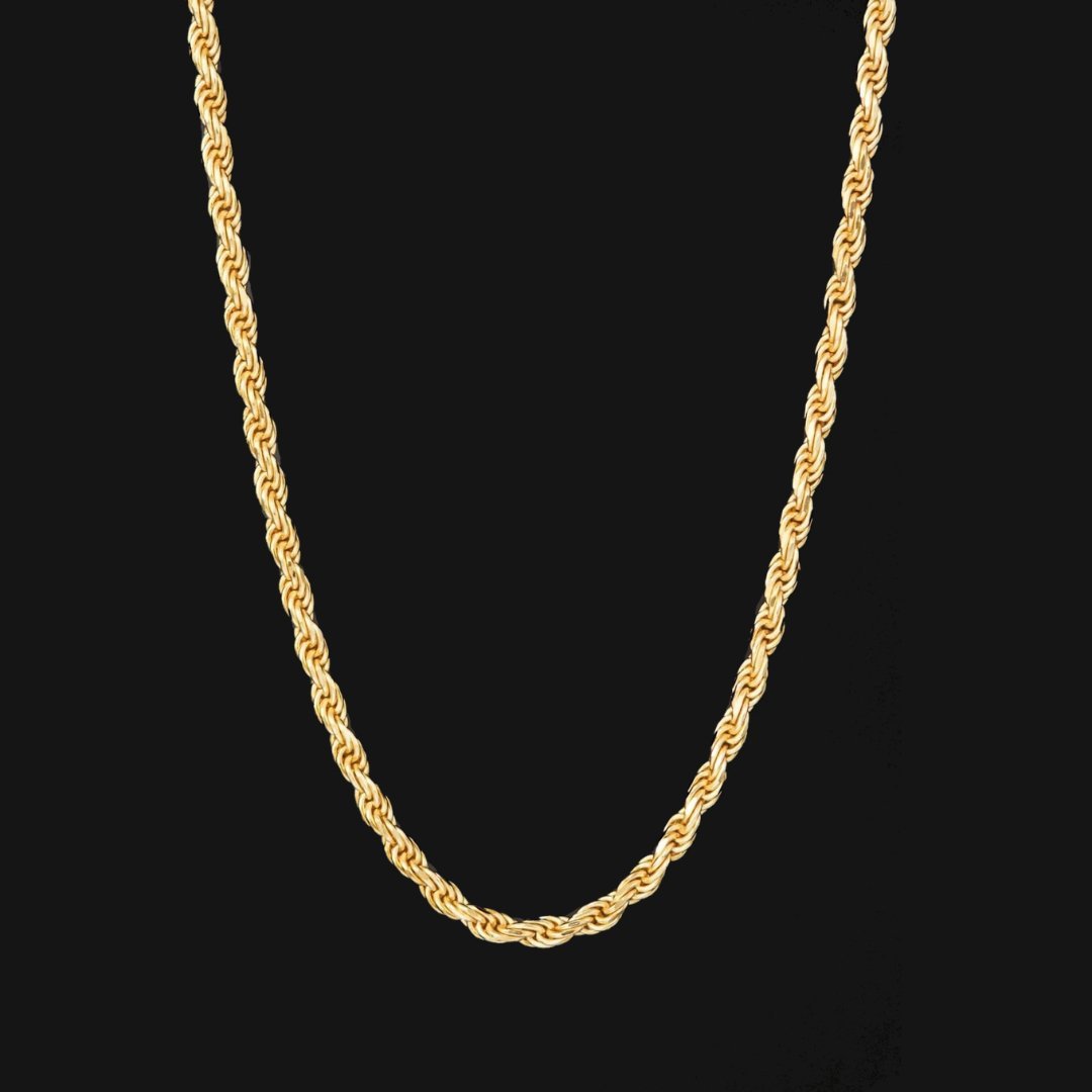 3.5MM Rope Chain (925 Italy, Diamond - cut) CRNCY