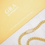 8mm Cuban Chain (Moissanite Clasp) CRNCY