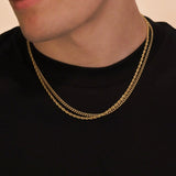 Cuban + Rope Set 3mm CRNCY